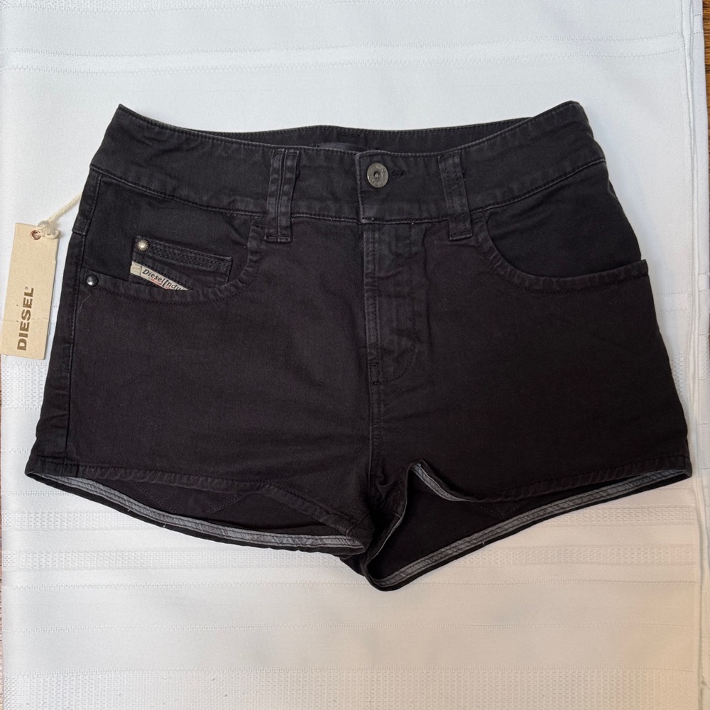 Diesel Black Women's Denim Shorts